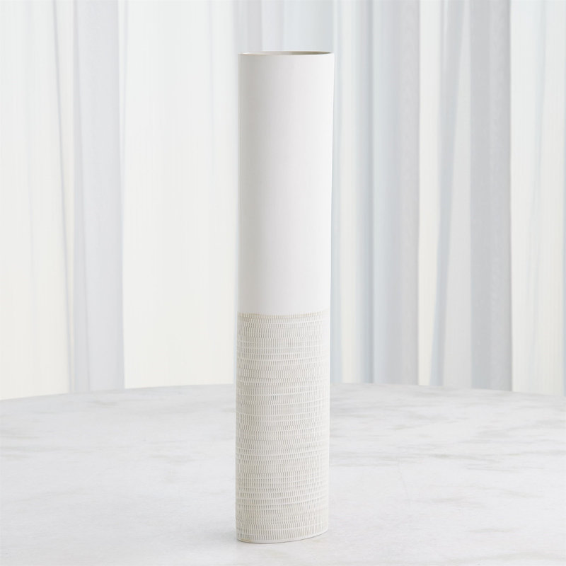 Dash Vase-Grey-Med, 20.75" H x 4.5" W x 2.5" D