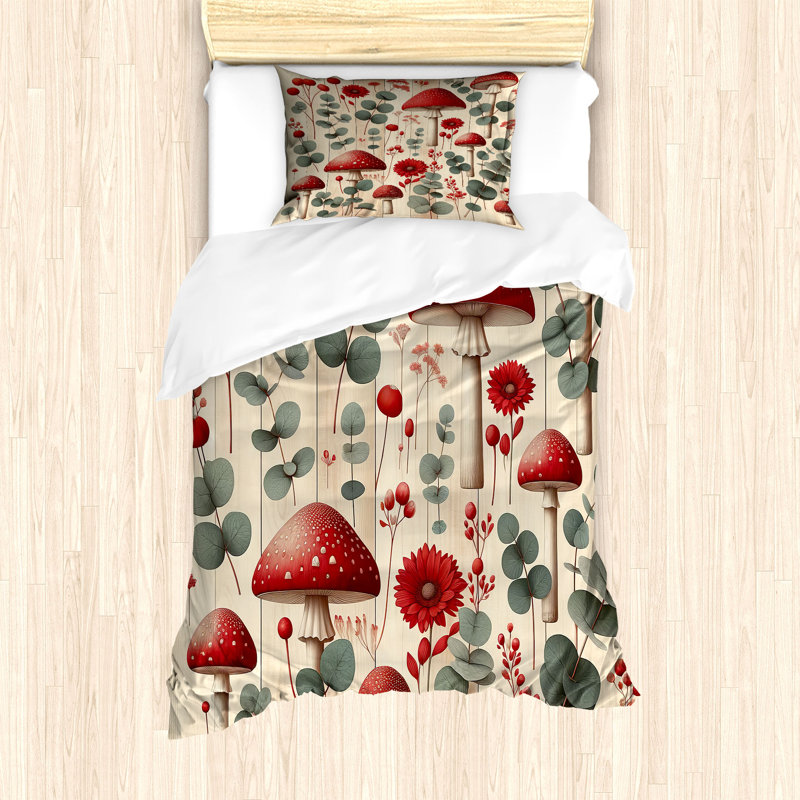 Rustic Duvet Cover, Twin Duvet Cover + 1 Standard Shams