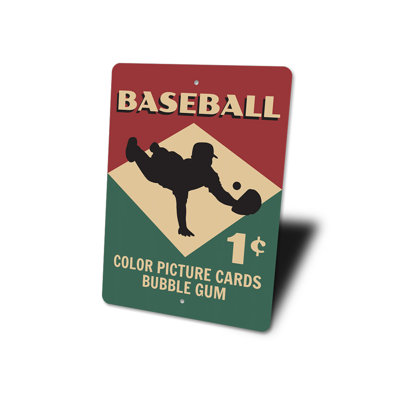 Plaque de baseball en aluminium