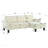 Reversible Sectional Sofa with Storage Chaise and Cup Holder-1005443943