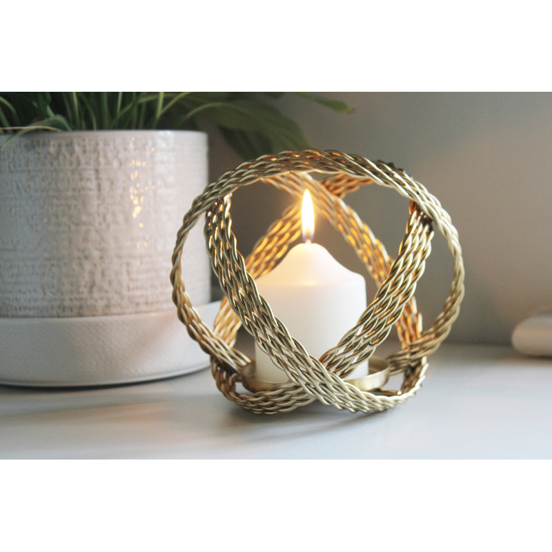 Wood Tabletop Tealight Holder