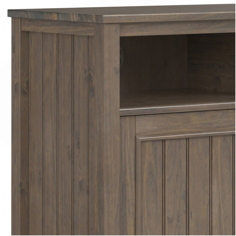 Lev - Medium Storage Cabinet - Smoky Brown
