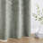 Deavion Velvet Curtains Metal Grommets Room Darkening with Gold Foil Print 2 Panel Set-106462134-106462131
