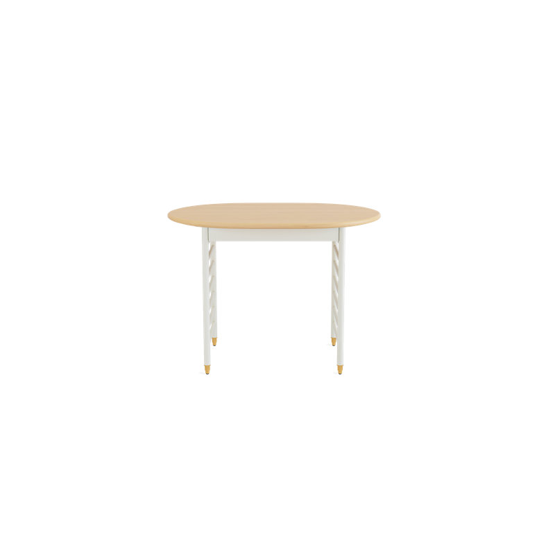 Frank Lloyd Wright Racine Signature Utility Table, 30" H x 42" W x 30" D, Brown/White