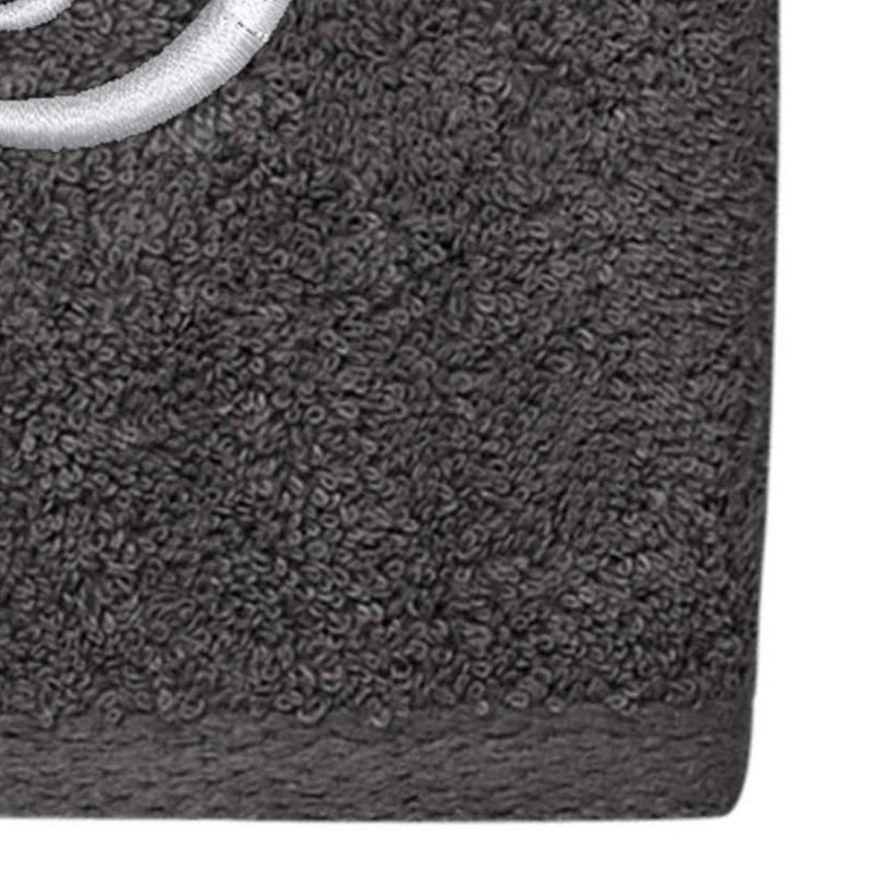 Winston Porter Granite/Silver Script Monogram Hand Towel Letter S