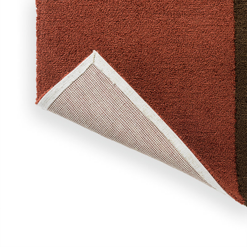 Habitat Festival Hand Tufted Striped Area Rug in Blue/Brown/Red/Green, Rectangle 5'3" x 7'6"