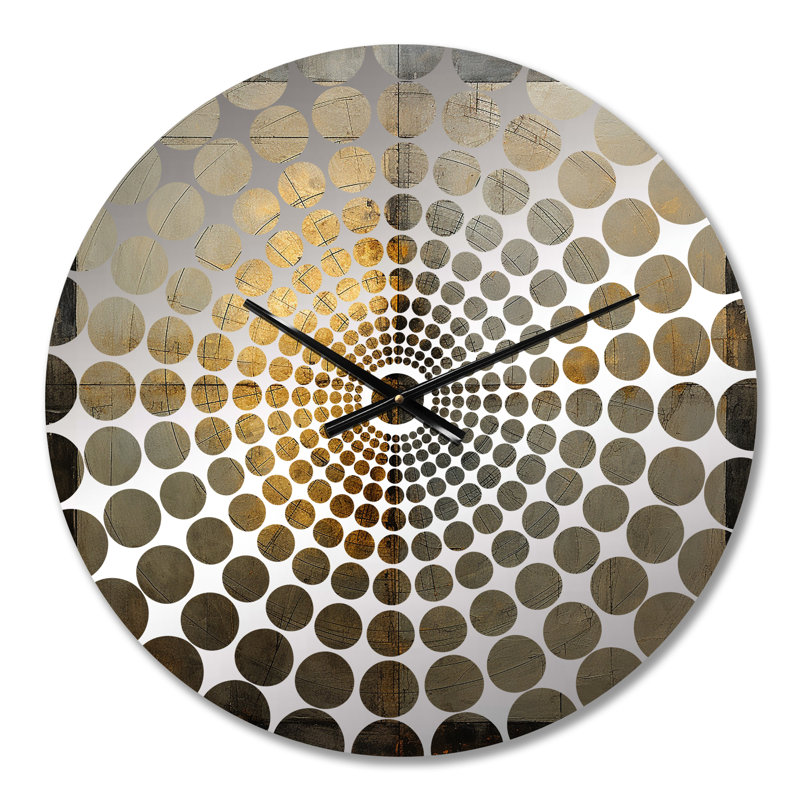 Winifrede - Horloge murale peinture abstraite, Petit