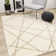 Tolonda Cream Beige Geometric Area Rug