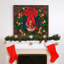 " Santa Wreath III-Premium Gallery Wrapped Canvas - Ready To Hang "-61458887