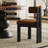 Multilayer solid board round dining table set-110963702-110963705-110963707