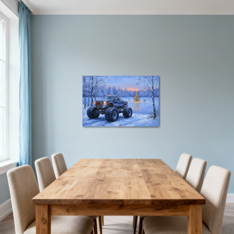 Arbre de Noël camion de Noël, H 20 po x l 30 po