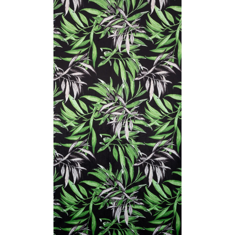 Abdinasir Blackout Curtain, 140 W x 250 D cm, Green