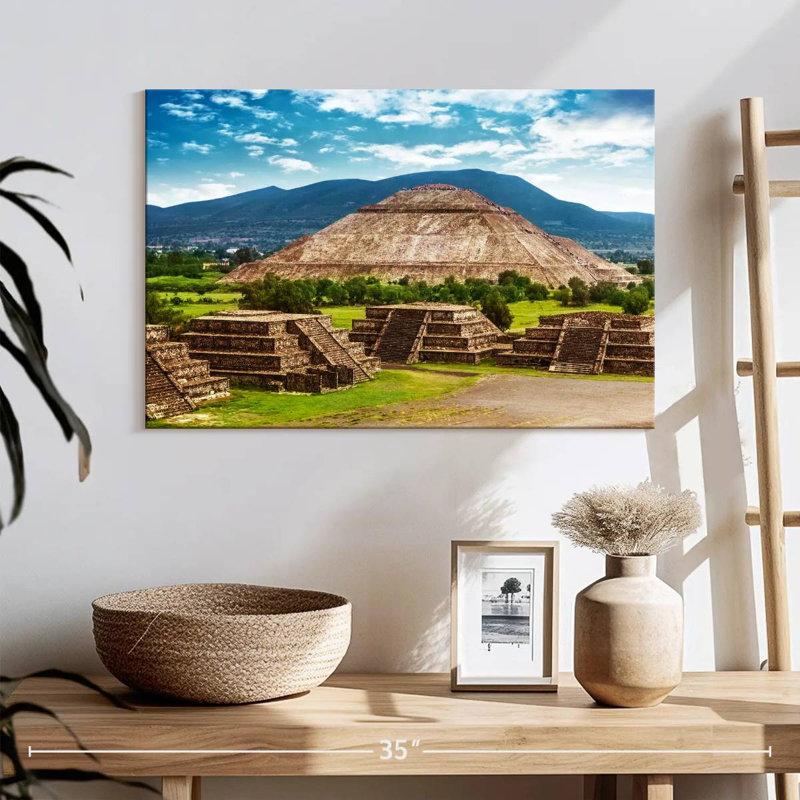 Aztec Pyramid, 16" H x 24" W