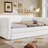 Queen Size Upholstered Platform Bed With USB And Trundle-879033084