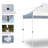 Ezyfast 10 Ft. W x 10 Ft. D Steel Pop-up Canopy