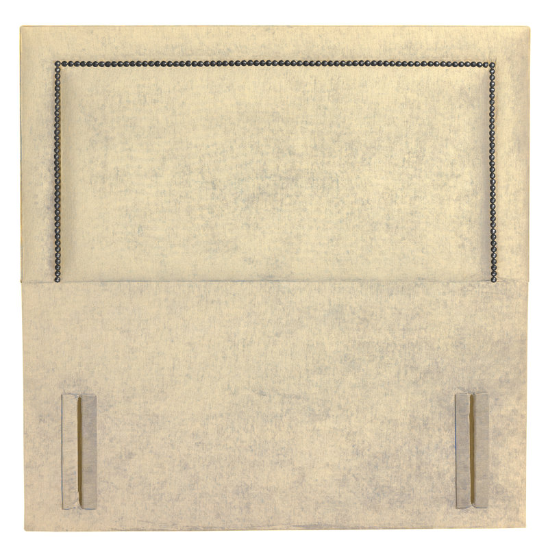 Cherene Upholstered Headboard, Cream, Double (4'6)