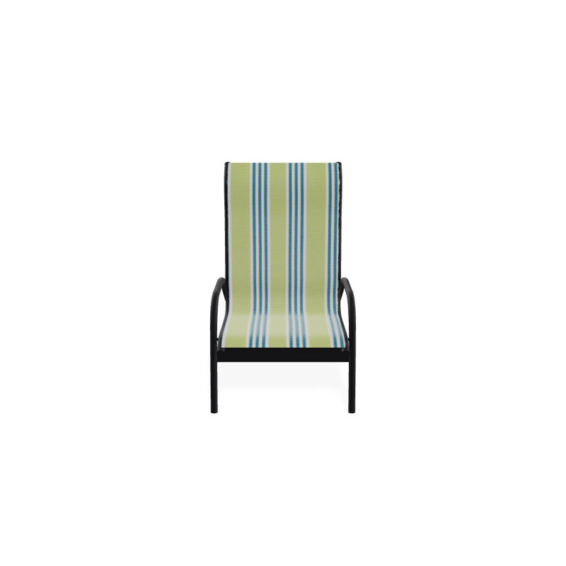 Beach Chair, Textured Black, Limelite
