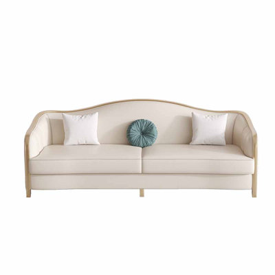 86.6'' Leather Sofa