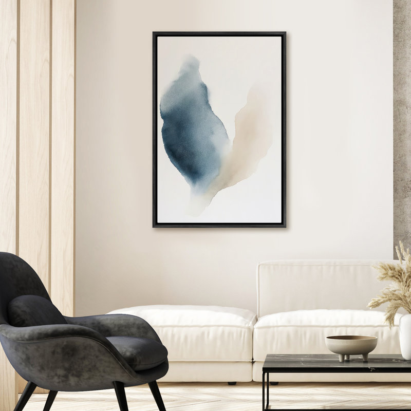 Art mural encadré abstrait rétro antique classique pour chambre à coucher, H 24 po x l 16 po, Noir