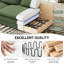 4 Seater Chenille Sofa-440502613