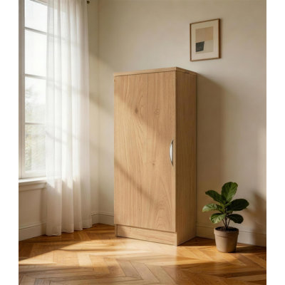 Decarlo 1 -Door 18 -Shelf Storage Cabinet