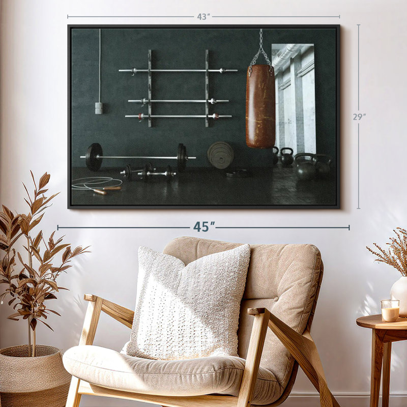 Impression sur toile Home Gym, H 29 po x l 43 po