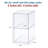 Plastic Handbag Organizer for Closet, Stackable Storage Bins for Purses, 4 Pack (Short)