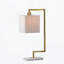Lampe de table en métal 9 x 14,3 x 25,2 po
