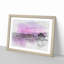 Lone Tree Under a Purple Sunrise in Abstract - Picture Frame Graphic Art Print-55759861-55759864