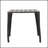Durable and Stylish Outdoor KAI 18 Inch Side Table with Cast Aluminum Grillwork and Versatile Bronze Finish