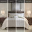 Housse de couette 100% coton avec rayures grises et taupe gracieuses 3 pièces