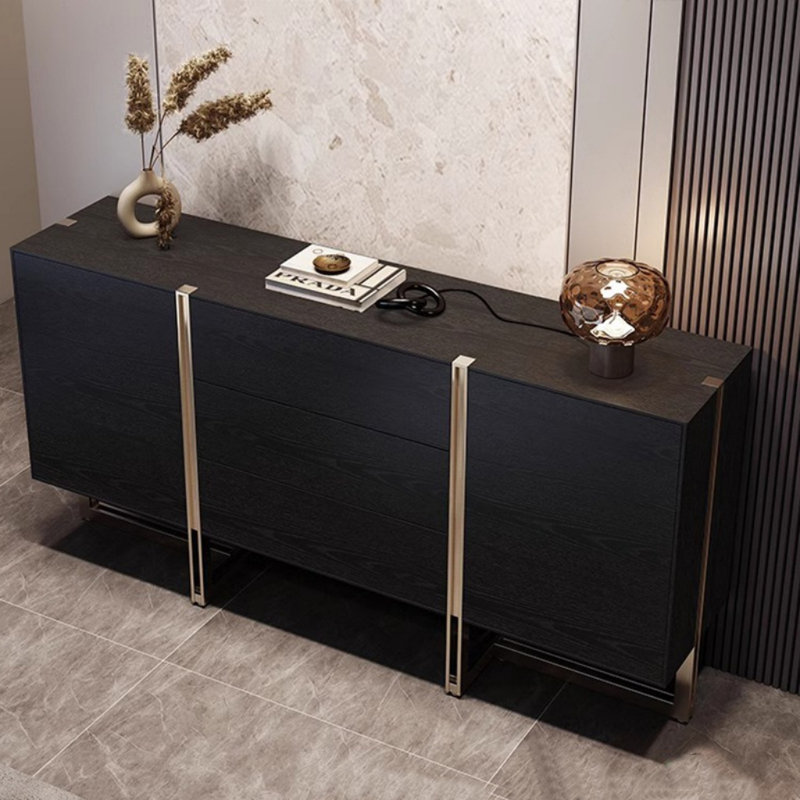 Buffet simple luxueux et léger de style italien, H 35,43 po x l 70,87 po x P 15,75 po