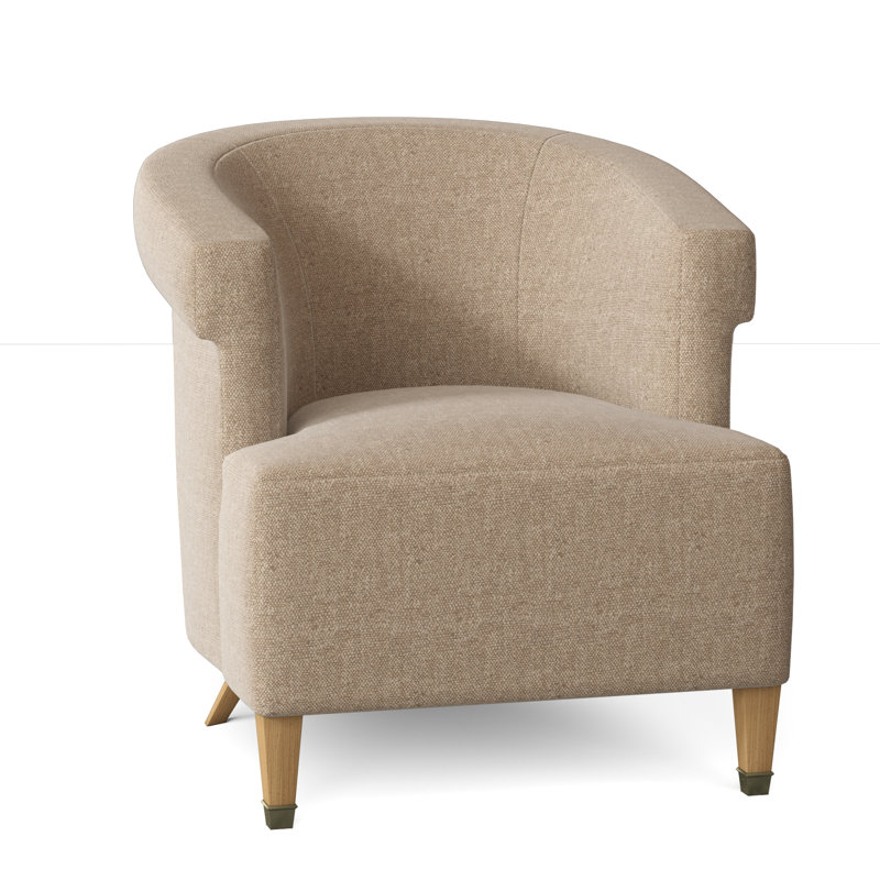 Madame 30.5" Wide Armchair, Elise Flax, Amber