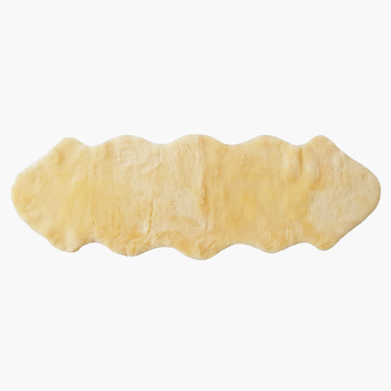 Backure Australian Sheepskin Chair Pad, 31" W x 72" D