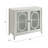 Ceara White Finish Console Cabinet
