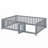 Joshau Wood Daybed with Fence Guardrails and 2 Drawers-2055985554