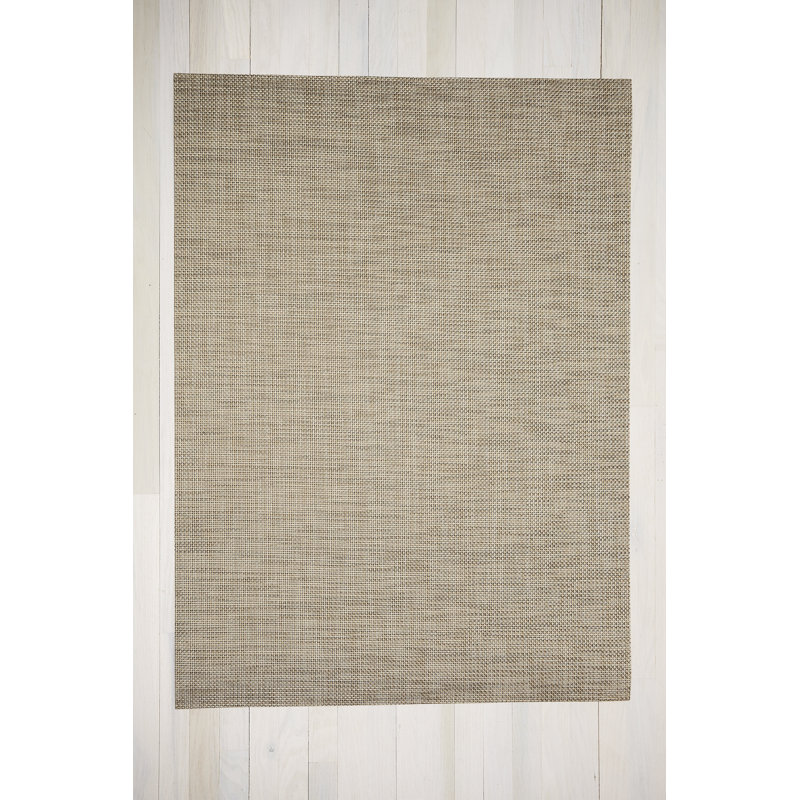 Basketweave Vinyl Indoor / Outdoor Area Rug, Runner 76 x 269cm