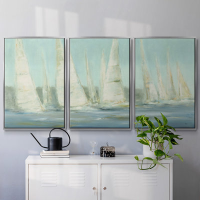 Summer Sails, reproduction sur toile 3 pièces