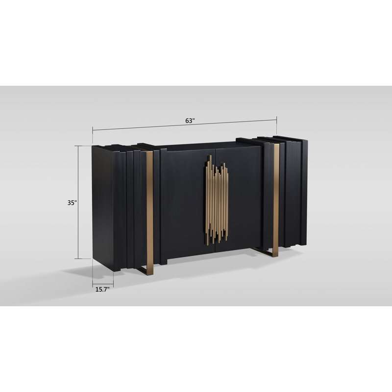 Aurea Black Sideboard