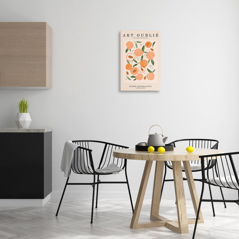 Art mural sur toile Peaches Gallery par Incado bp-721_CN, H 24 po x l 16 po