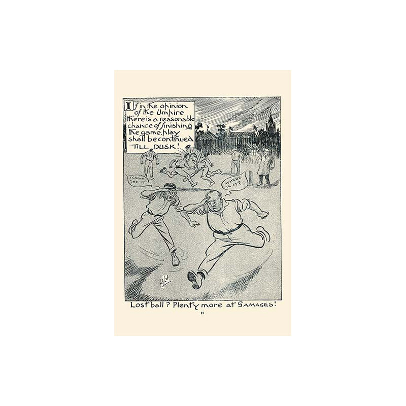 " Lost Ball? " by Rip, 36" H x 24" W x 1.5" D