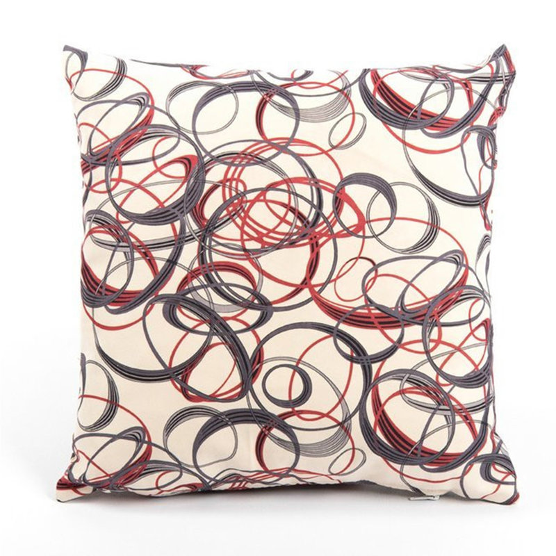 Coussin amovible de qualité supérieure, 15 x 17,7 x 5,9 pouces | 100% polycoton, couleur crème | Lavable à la machine à 86 ° F, rembourrage en fibres douces | Idéal pour le salon, la chambre à coucher et le patio, design élégant et confortable
