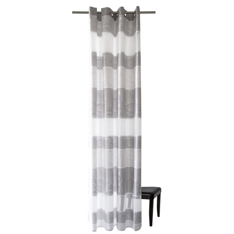 Didonato Room Darkening Curtain, Silver