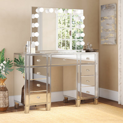 Ensemble coiffeuse avec miroir Rockland