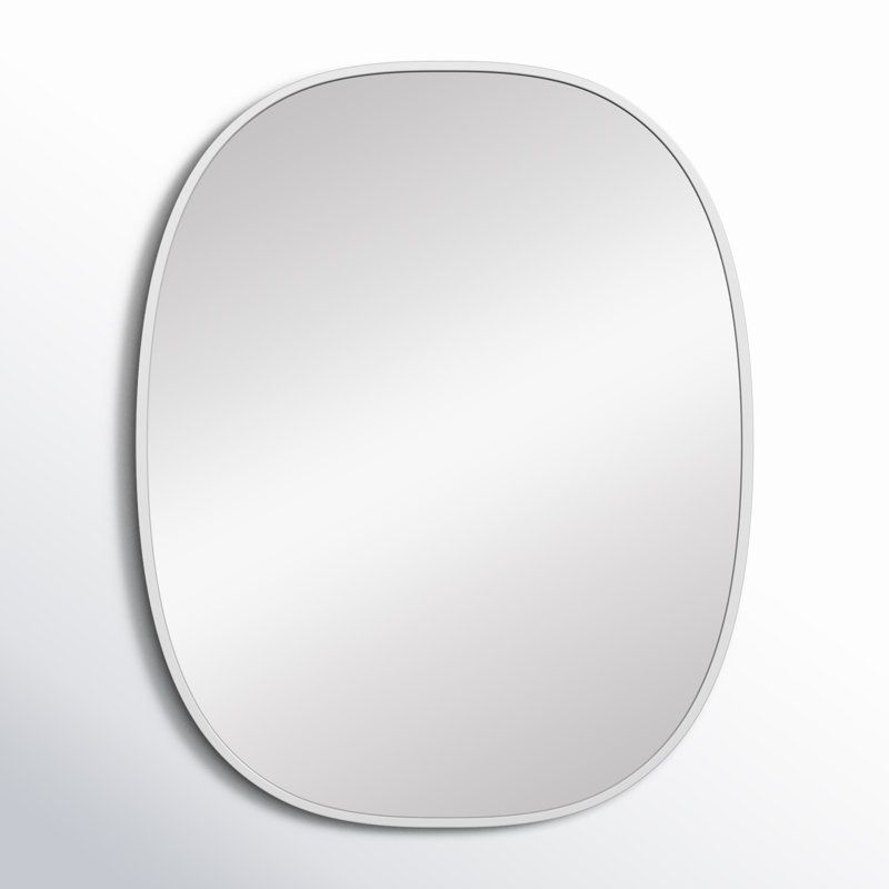 Miroir mural Sabine, Argent, 30 po x 24 po