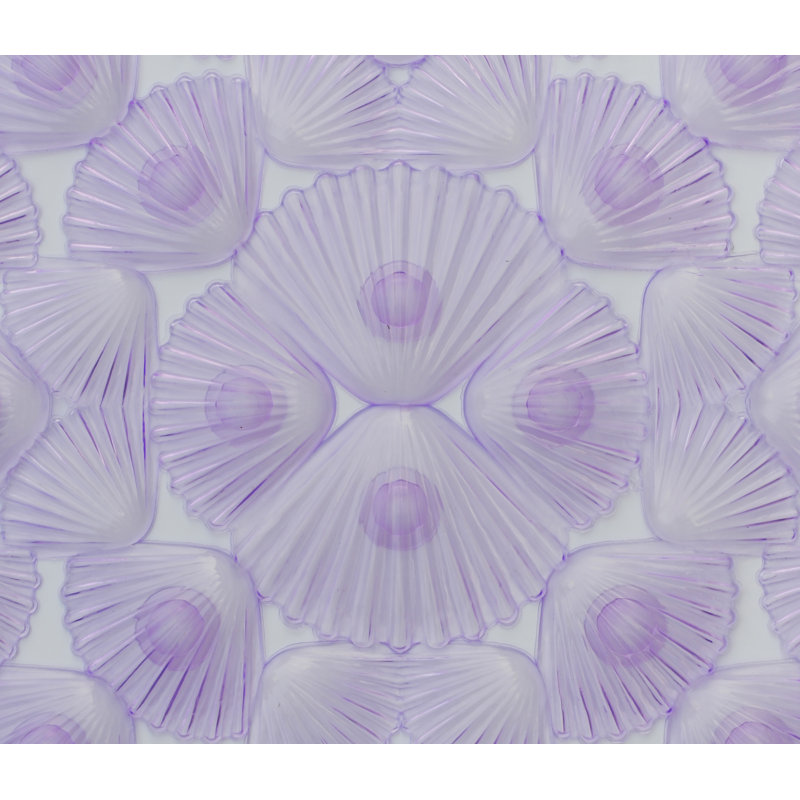 Tabron Plastic / Acrylic Shower Mat, Purple