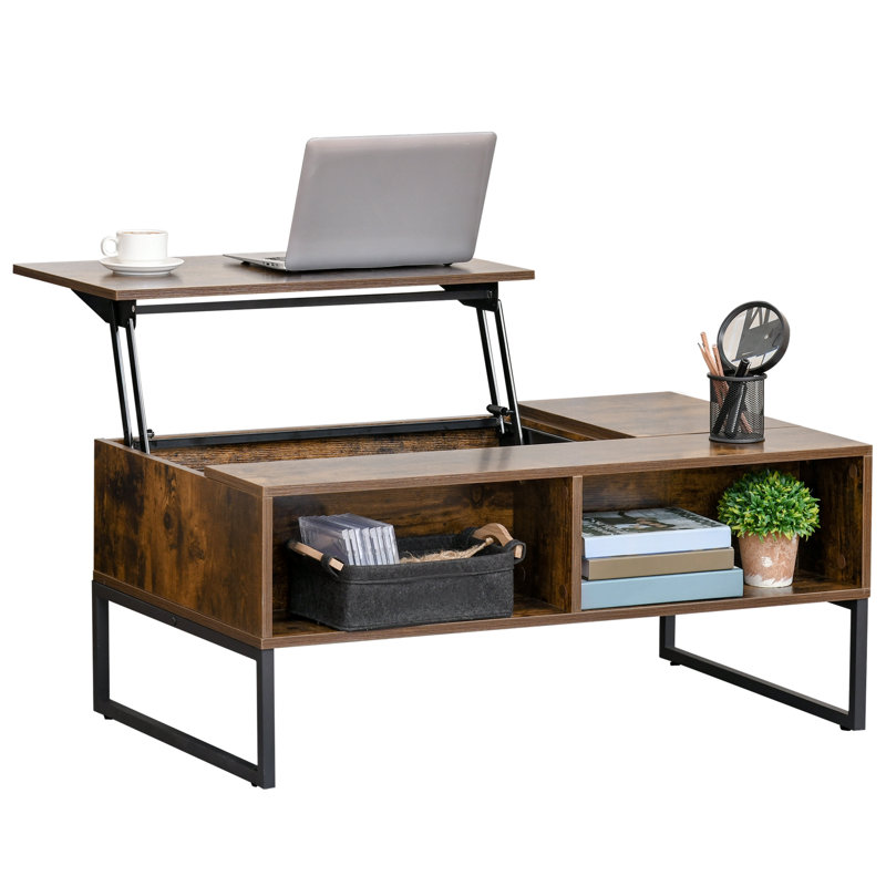 Aralene Lift Top Sled Coffee Table with Storage