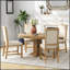 Ensemble de table de salle à manger extensible 5 pièces avec 4 chaises rembourrées, parfait pour les cuisines de campagne modernes et les salles à manger-578307052-578307050