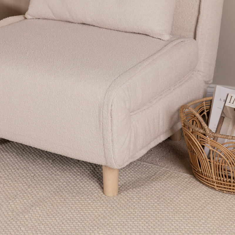Trahan Fold Out Futon, 83cm H X 76cm W X 90cm D, Beige