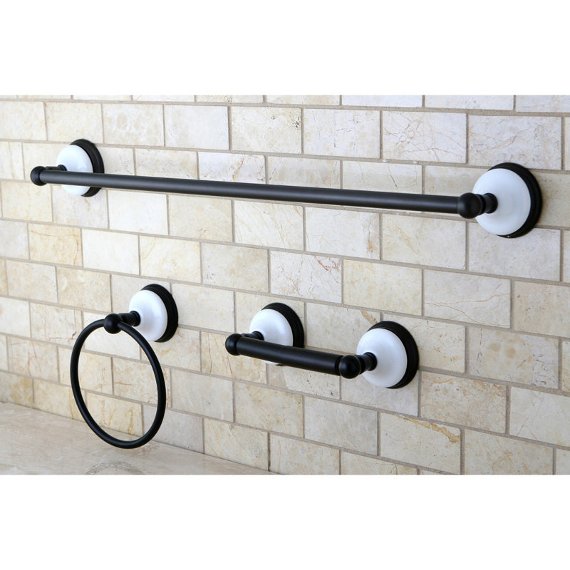 Ensemble de quincaillerie de salle de bain 3 pièces Kingston, Bronze huilé